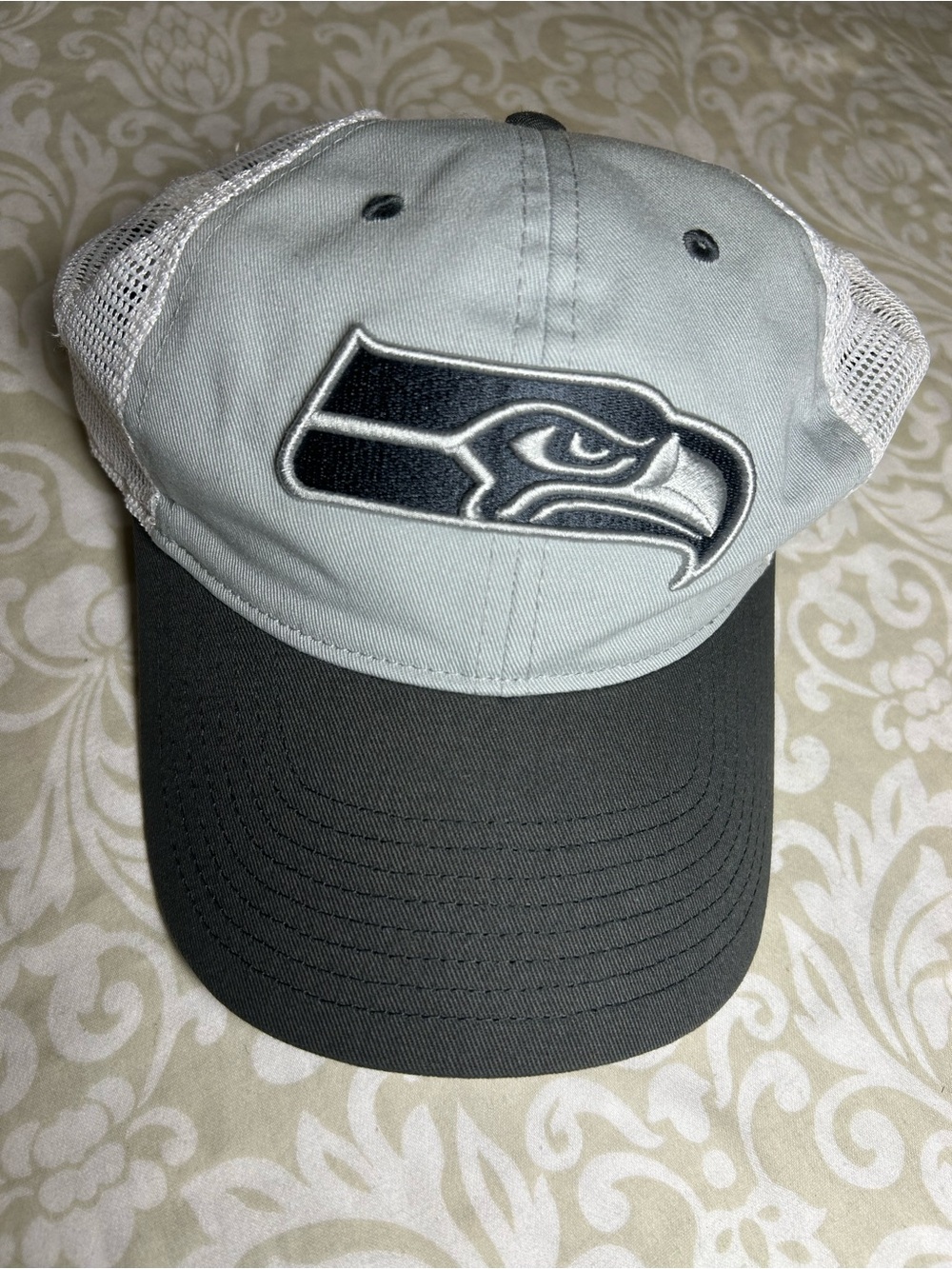 Men's Fanatics Seattle Seahawks Grayout Trucker Unstructured Adjustable Hat